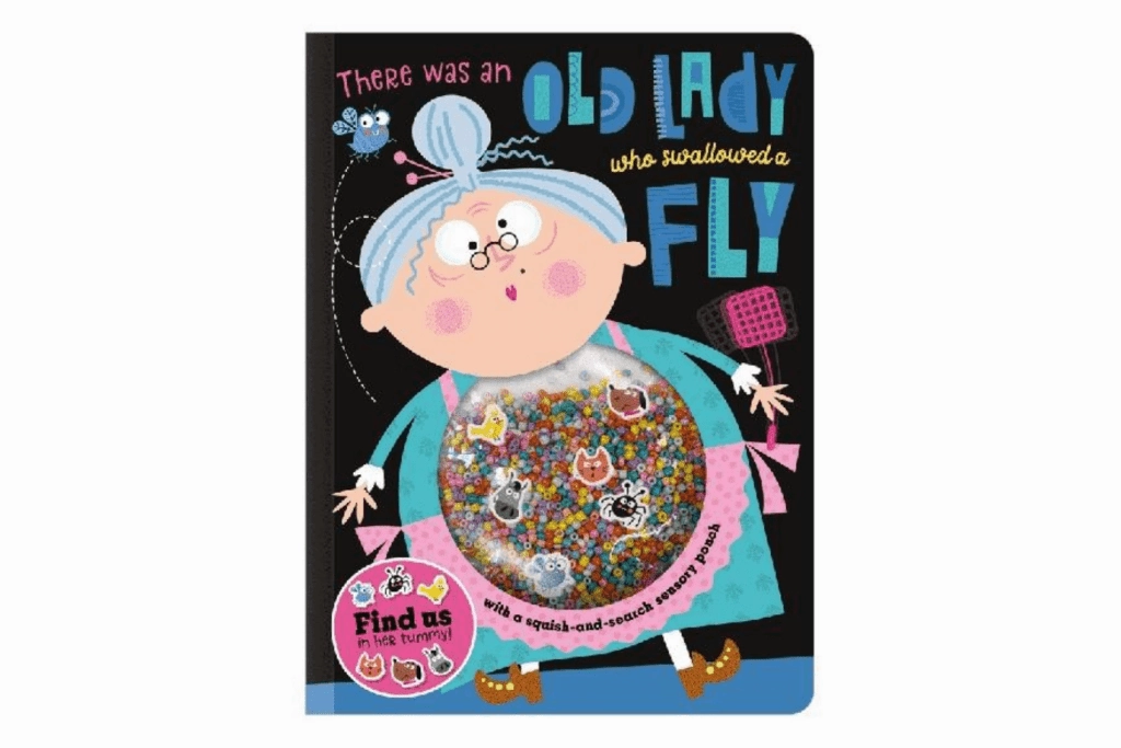 There Was An Old Lady Who Swallowed a Fly - Search and Find Board Book Planet Protect