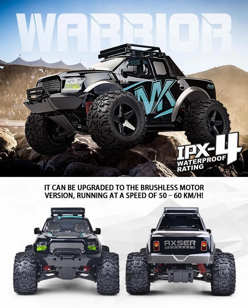 Galactic Rotation Raptor PF150 Warrior Big Wheel 4x4 Rock Crawler RC Car