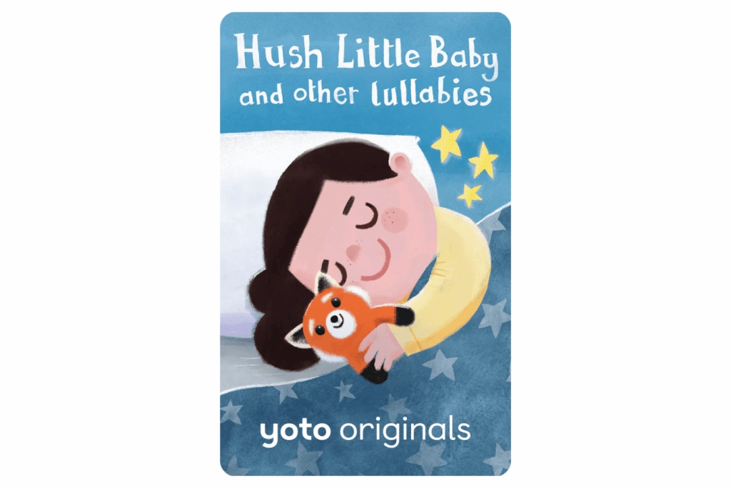 Letter Block Performance Indicator Yoto Card: Hush Little Baby and Other Lullabies