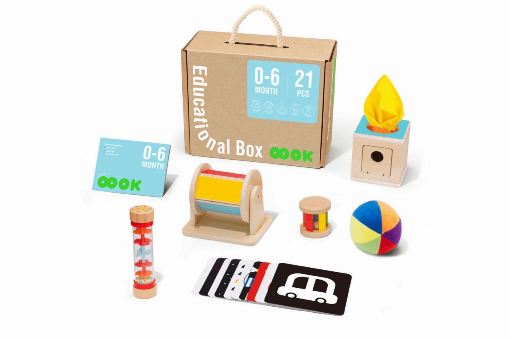 Educational Box for 0 to 6 Months Space Awareness