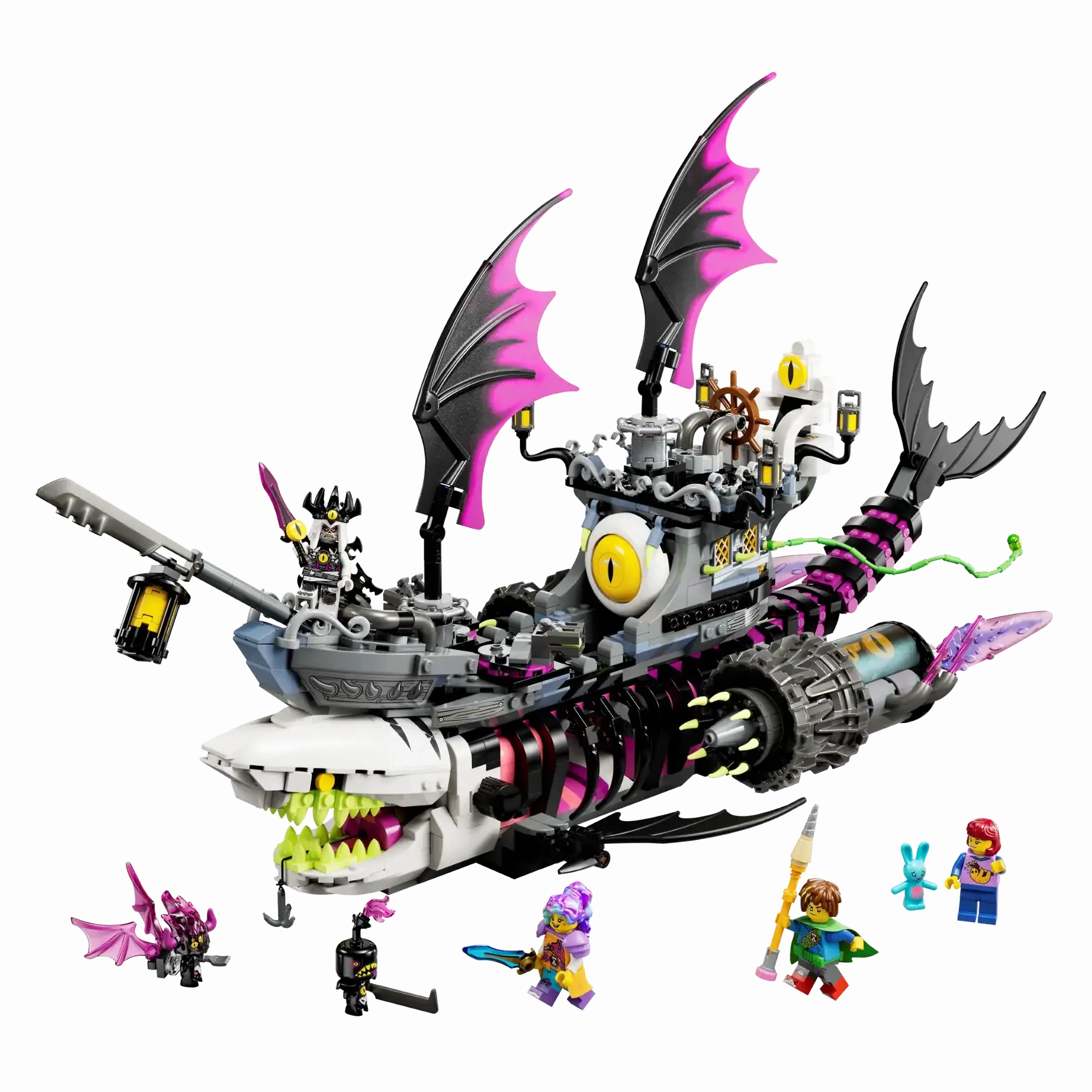 LEGO DREAMZZZ 71469 Nightmare Shark Ship Banking Play