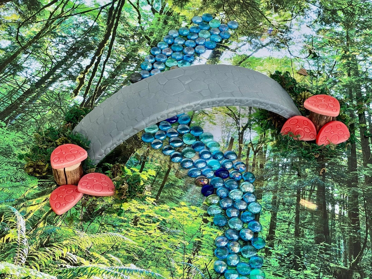 Yellow Door Play Bridge Temperature Sense Landscape Design