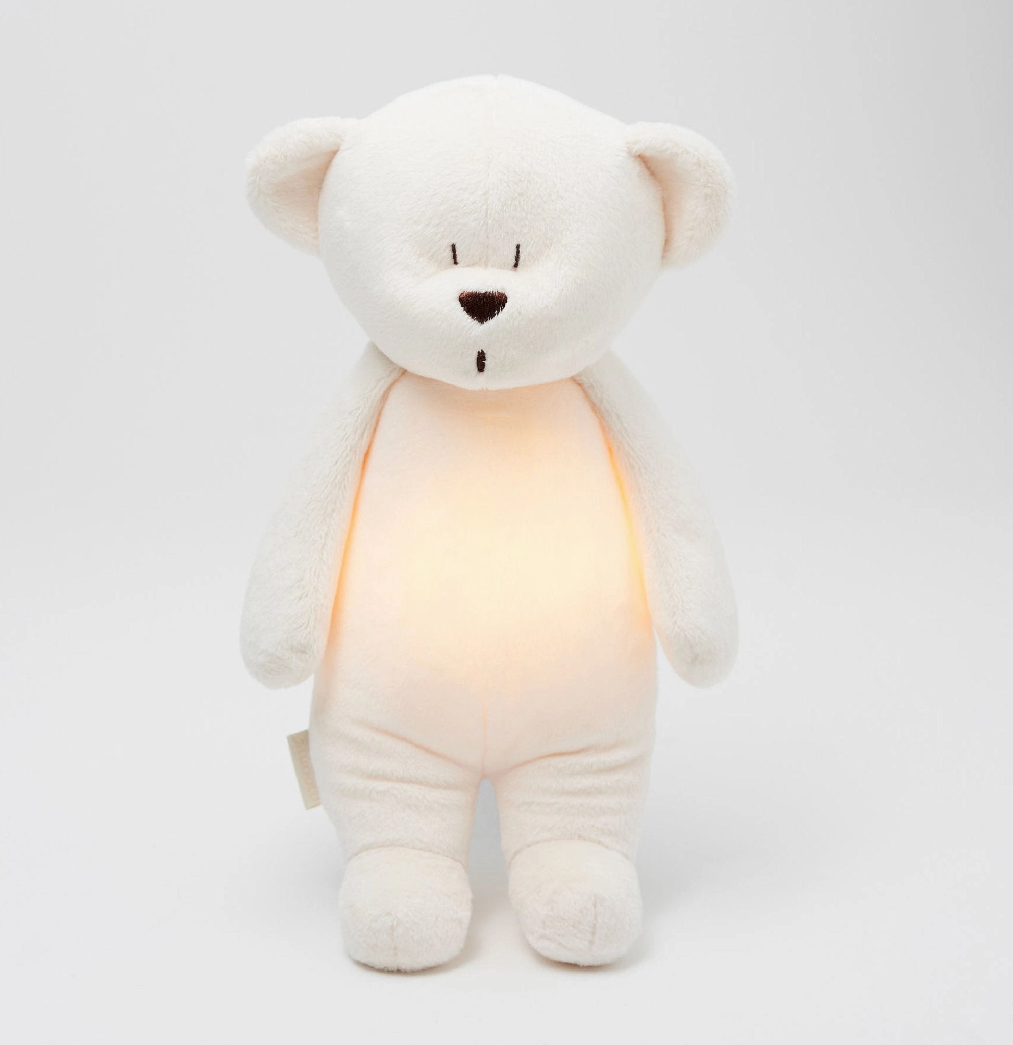 Assistance Provide Moonie 2.0 Cream Humming Bear with Lamp  Organic Baby Sleep Aid