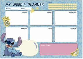 Glow In Dark Disney Stitch Tropical A4 Weekly Planner