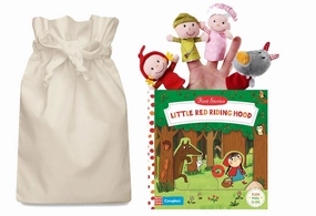Crime Scene Galaxy Types Little Red Riding Hood Story Sack with Lilliputiens Finger Puppets