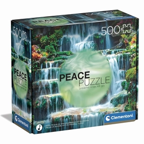 Clementoni Peace The Flow Jigsaw Puzzle with 500 Pieces Banking Play