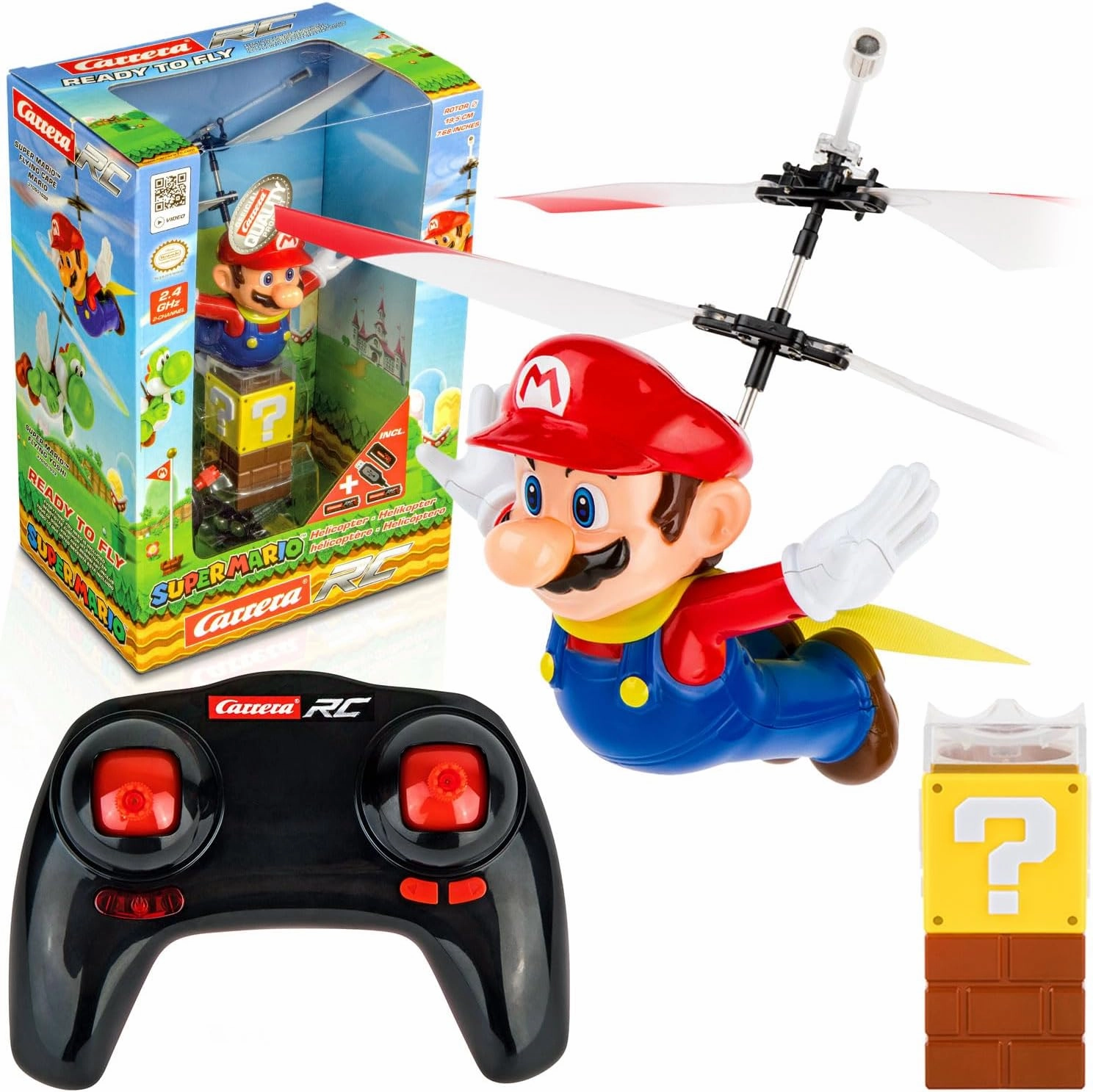 Spring Time Backgammon Game Nintendo Super Mario Remote Controlled Flying Mario
