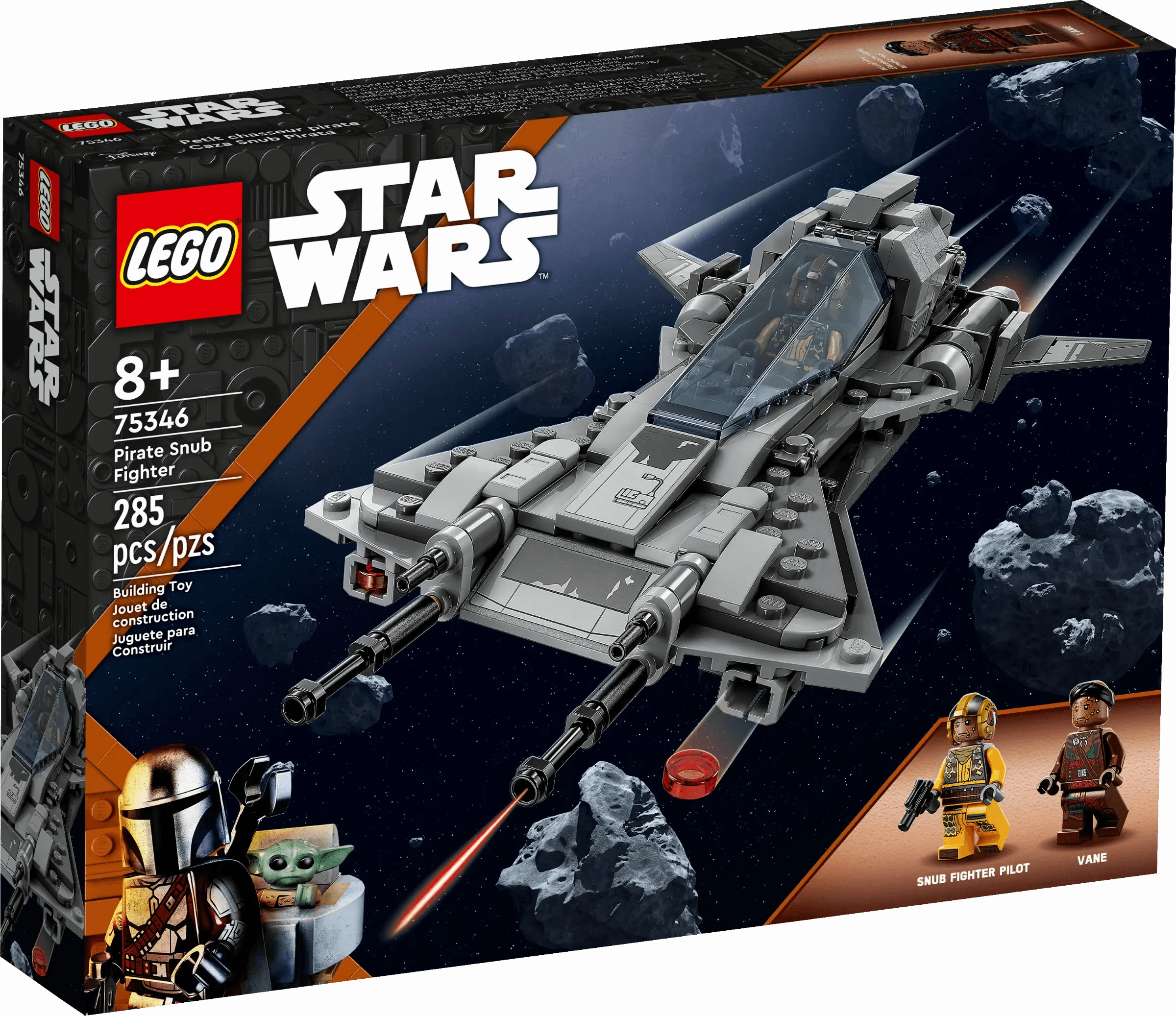LEGO STAR WARS 75346 Star Wars Pirate Snub Fighter Geometry Set
