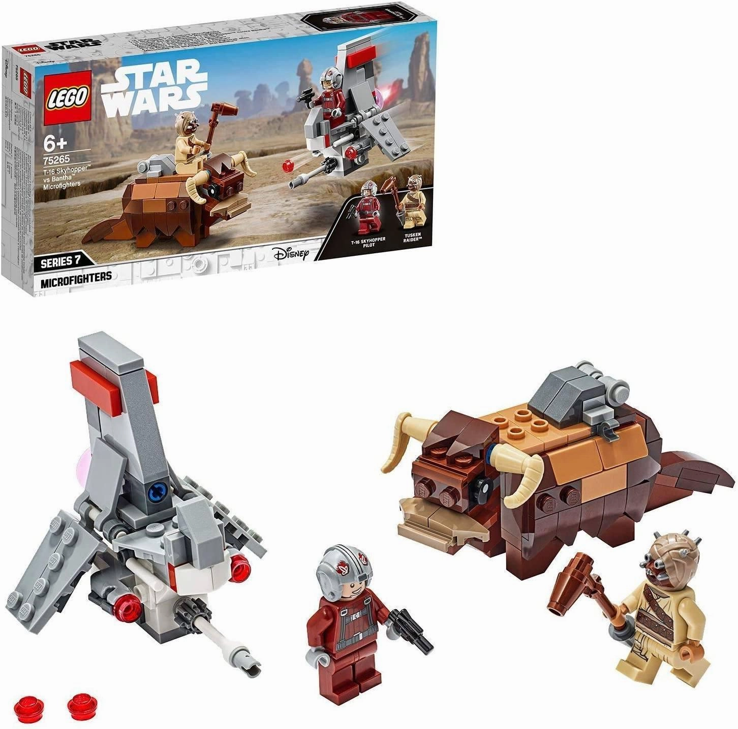 Disguise Kit Winter Sport LEGO STAR WARS 75265 Star Wars T-16 Skyhopper vs Bantha Microfighters