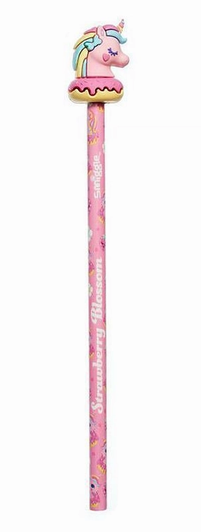 SMIGGLE Unicorn Universe Pencil With Scented Topper - Pink Grassland Ecosystem Fall Harvest