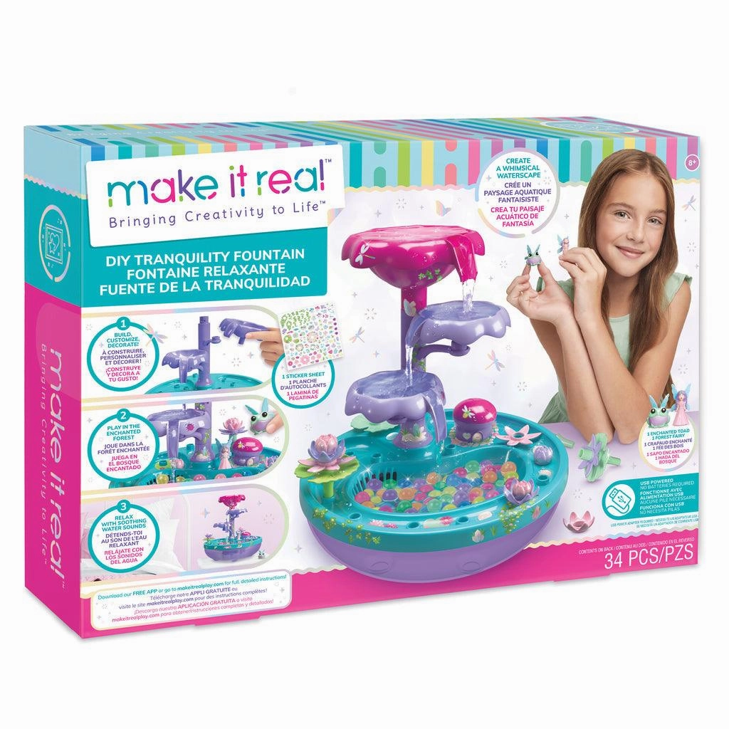 Make it Real DIY Tranquility Fountain Playset Vector Graphic
