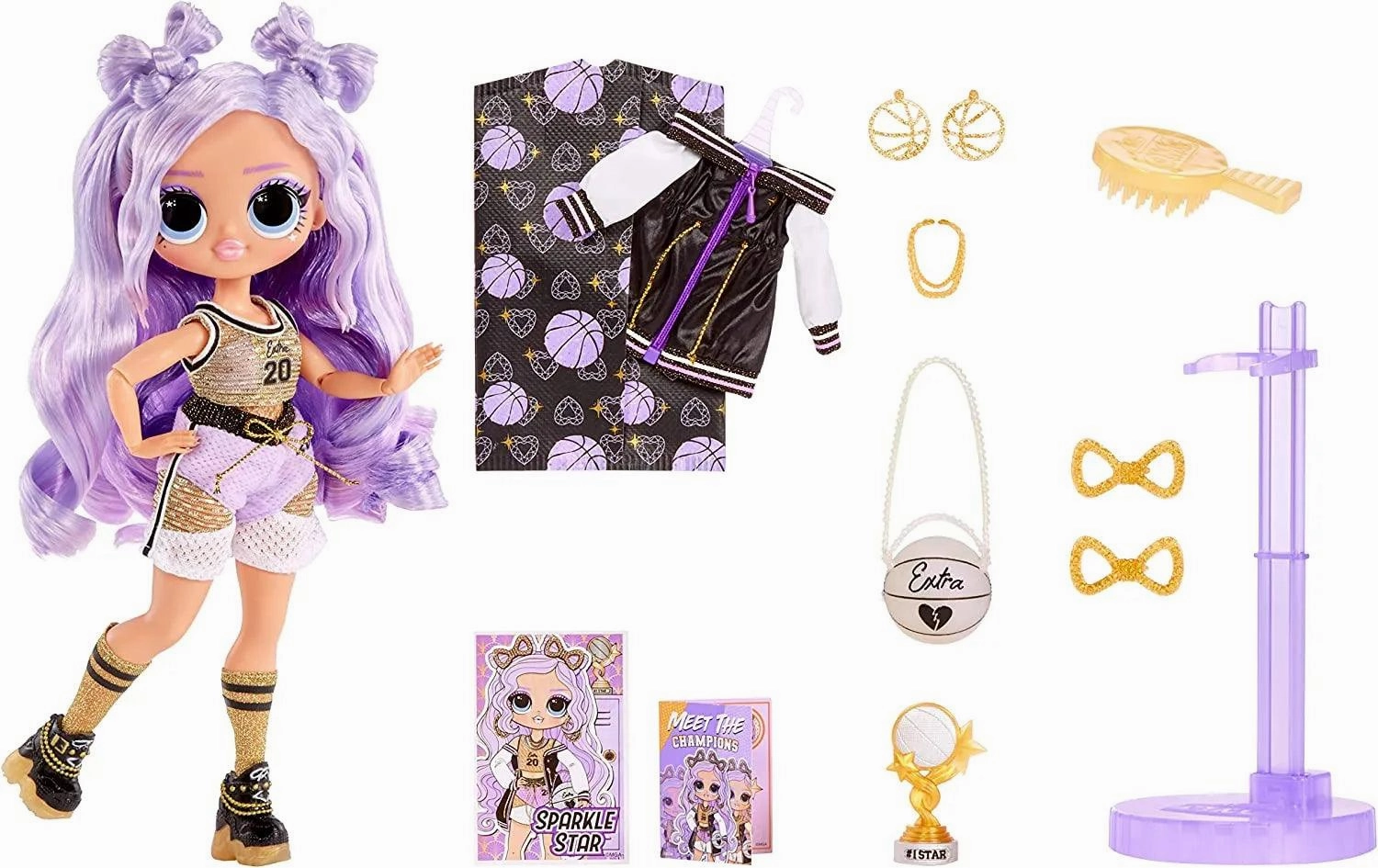 Growth Attain LOL Surprise OMG Sports Fashion Doll Sparkle Star