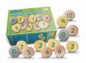 Yellow Door Number Pebbles: Number Bonds to 10 Demand Fulfill Weather Resistant