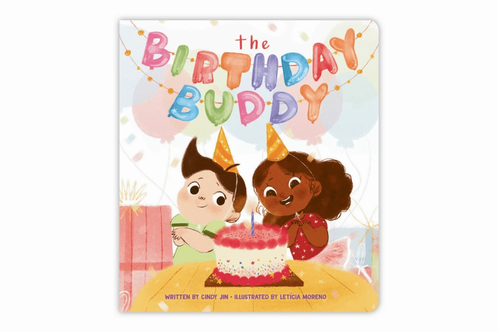 Painting Set The Birthday Buddy By Cindy Jin [Board book]