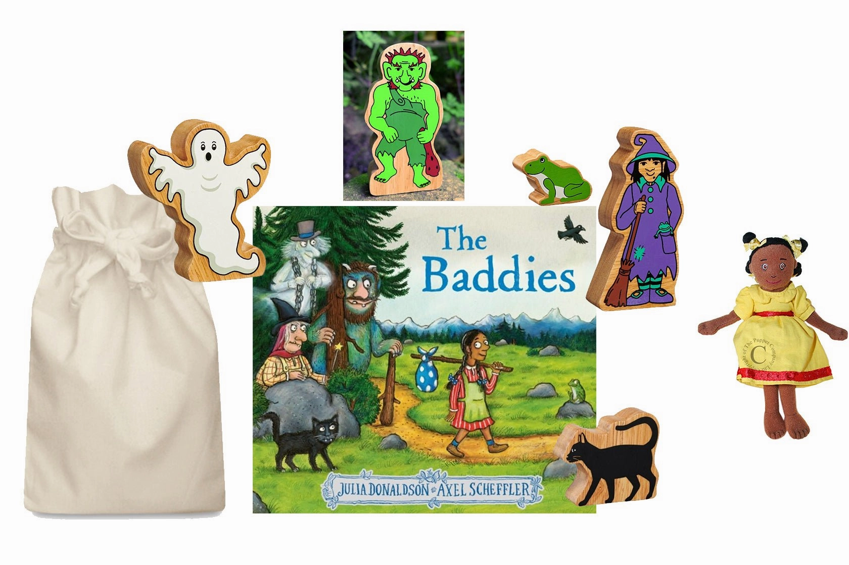 Conditional Statement The Baddies Story Sack with Halloween Characters