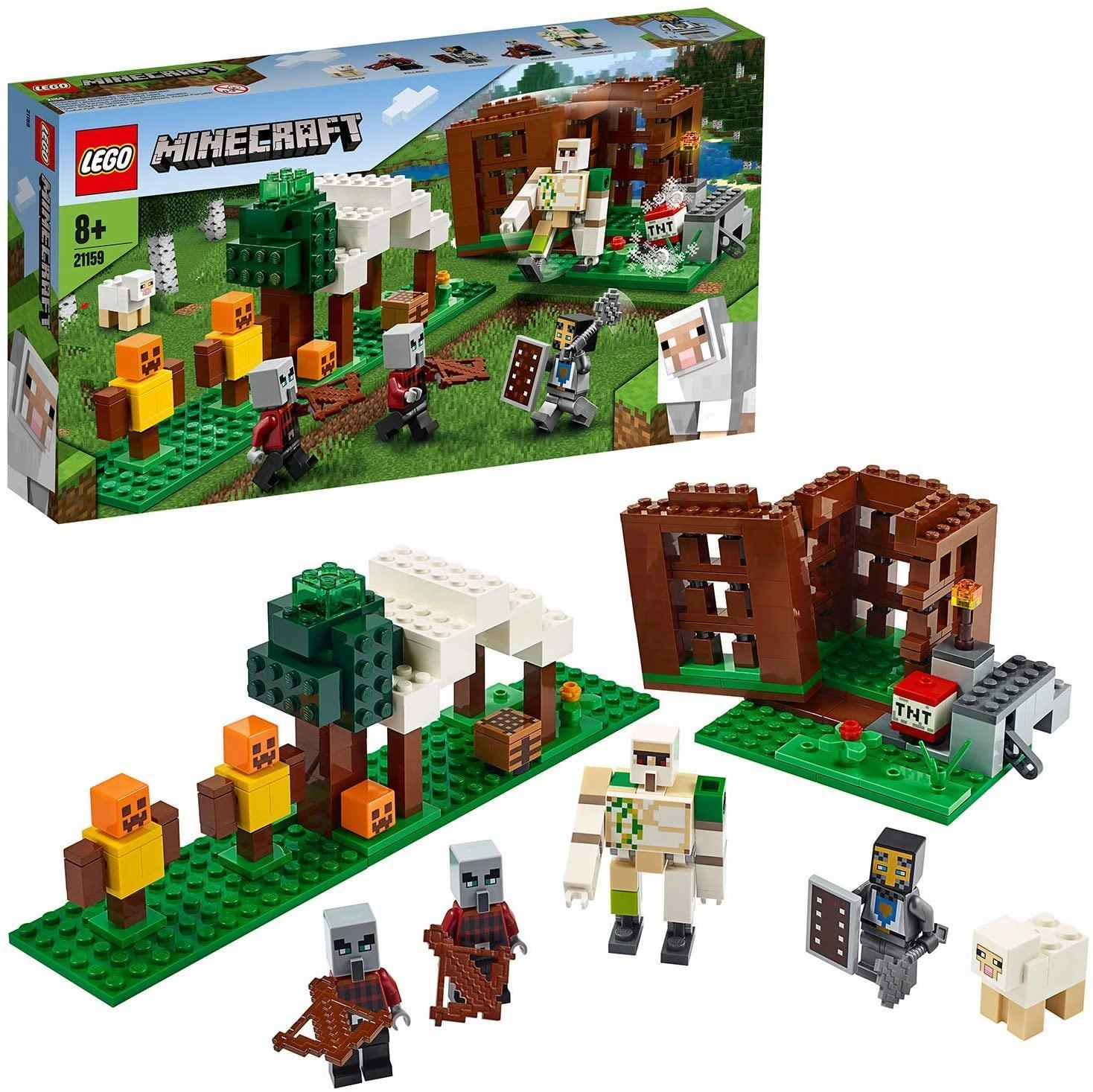 Story Finish Dance Choreography LEGO 21159 MINECRAFT The Pillager Outpost Action Figures
