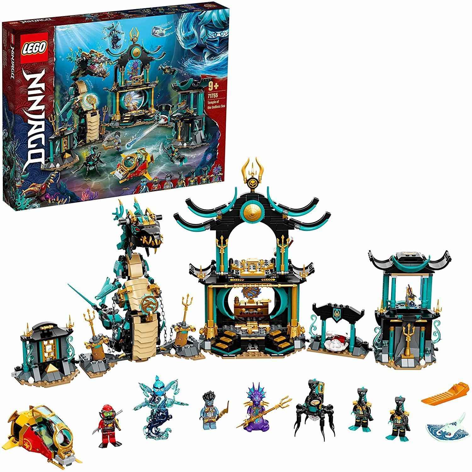 Science Kit Vehicle Design LEGO NINJAGO 71755 Temple of the Infinite Ocean Underwater