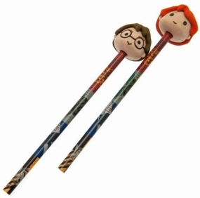 Fan Base Harry Potter Pencils with Eraser Topper 2-Packs