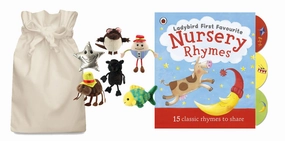 Nursery Rhymes Story Sack with Puppet Company Finger Puppets x 6 Gas Station Gratitude Express