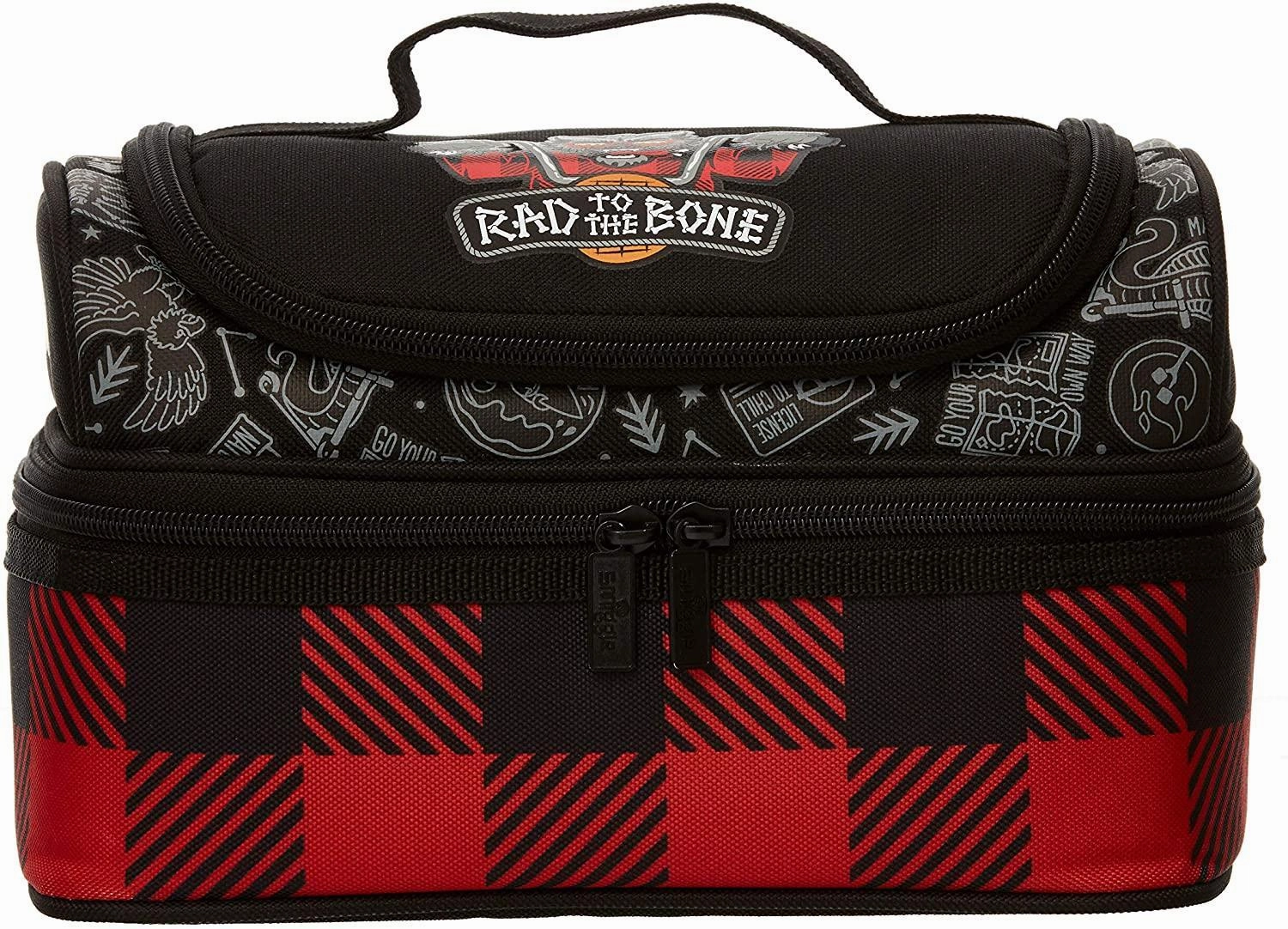 SMIGGLE Express Double Decker Lunchbox - Wolf Print Evolution Process