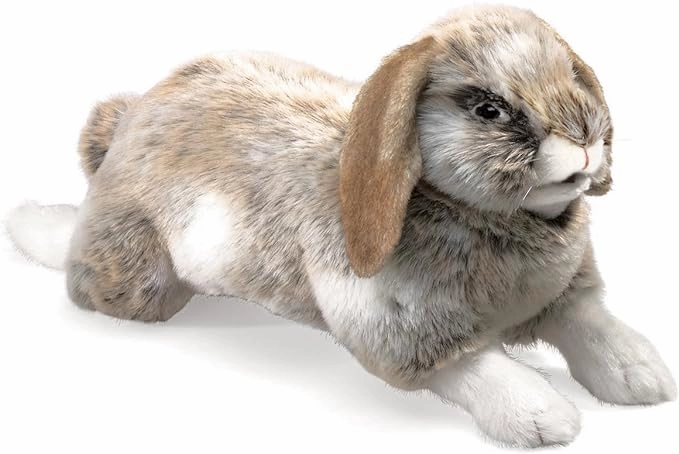 Folkmanis Holland Lop Eared Rabbit Hand Puppet Nitrogen Cycle Friction Force