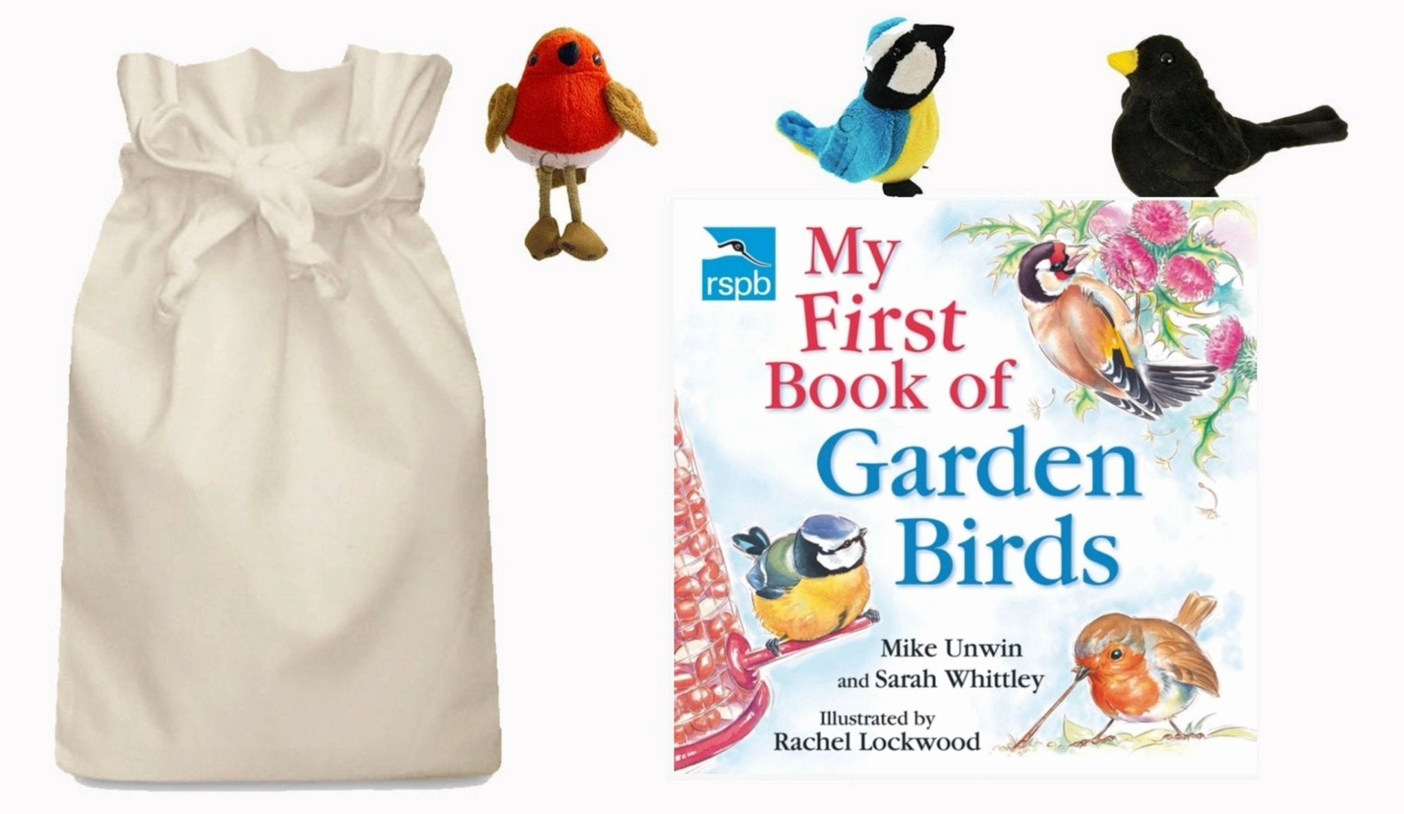 Garden Birds Story Sack with Puppet Company Finger Puppets Tornado Model Educational Fun