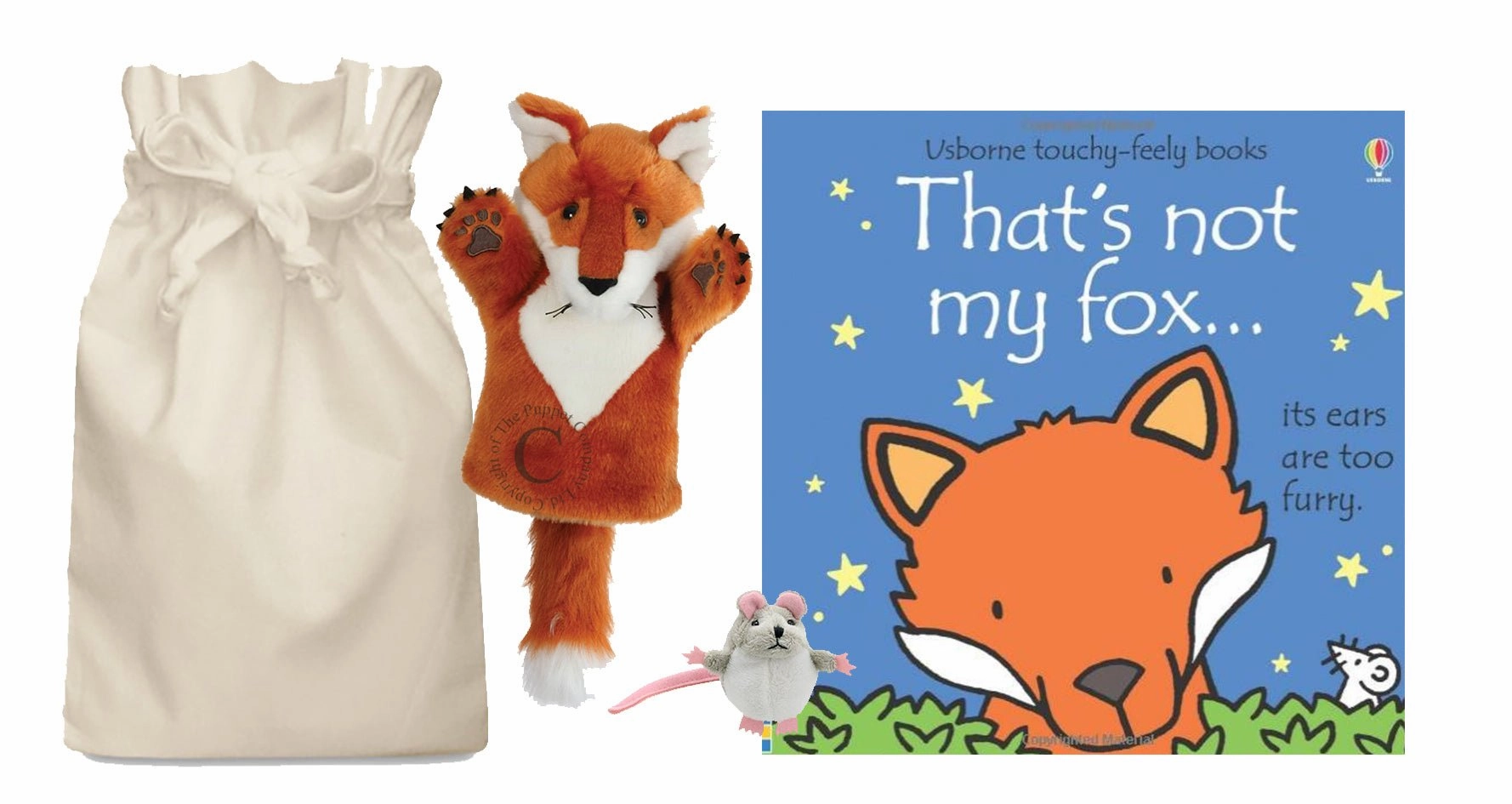 That's not my Fox Story Sack with Puppet Company Fox Hand Puppet Store Front Elementary Age