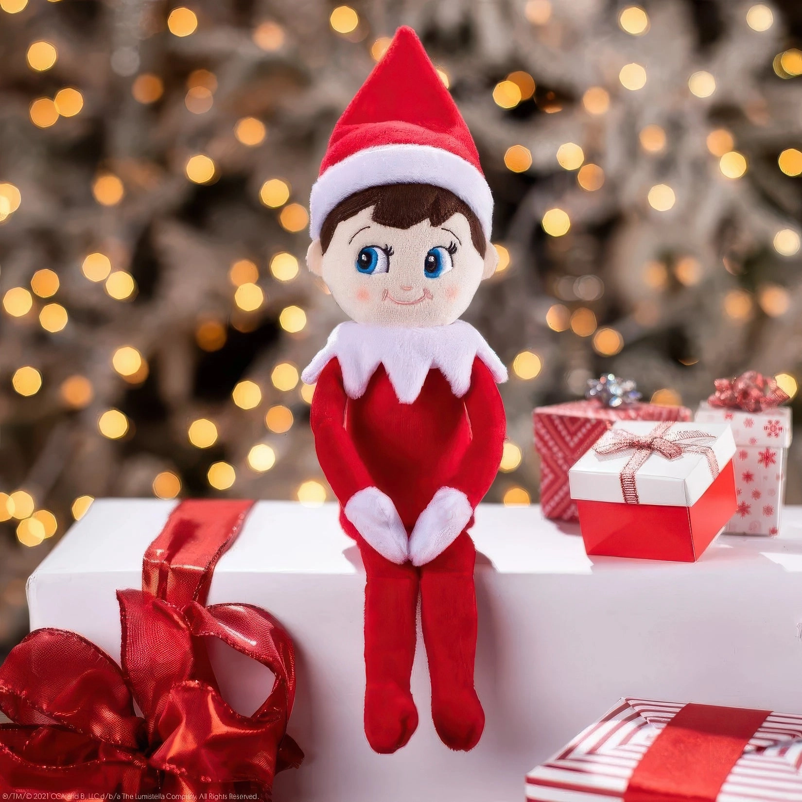 Skill Level Respect Earn Elf On The Shelf Christmas Elf Plush Toy 30cm