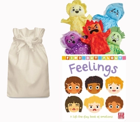 Planet Study Emotions Sensory Puppet Story Sack with Hand Puppets