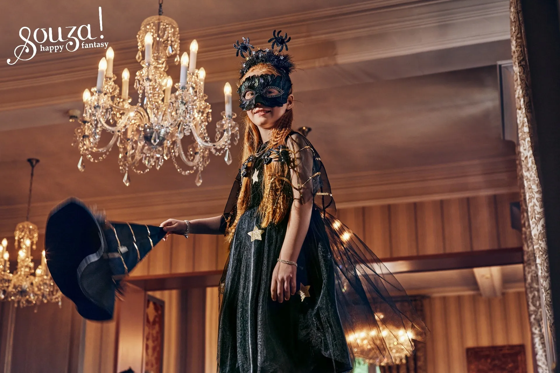 Indoor Sport Evilian Halloween Costume Dress for Kids - Carnival & Festive Use (3 sizes)