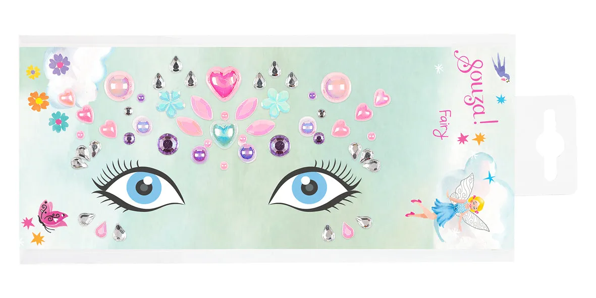 Fairy Face jewels (light pink) Goal Achievement Dance Movement