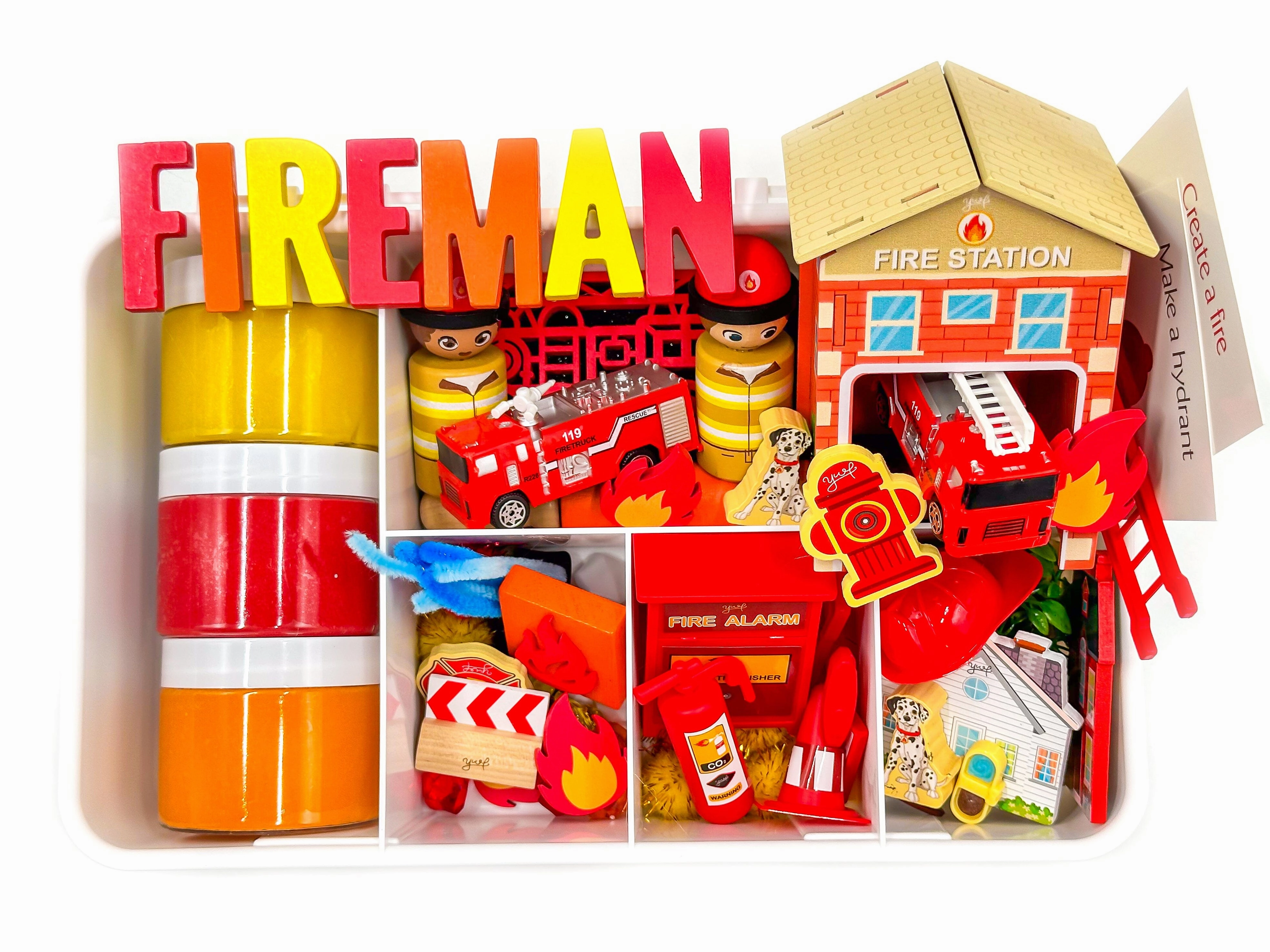 Theme Exploration Cloud Formation Firefighter Sensory Kit Developmental Curiosity