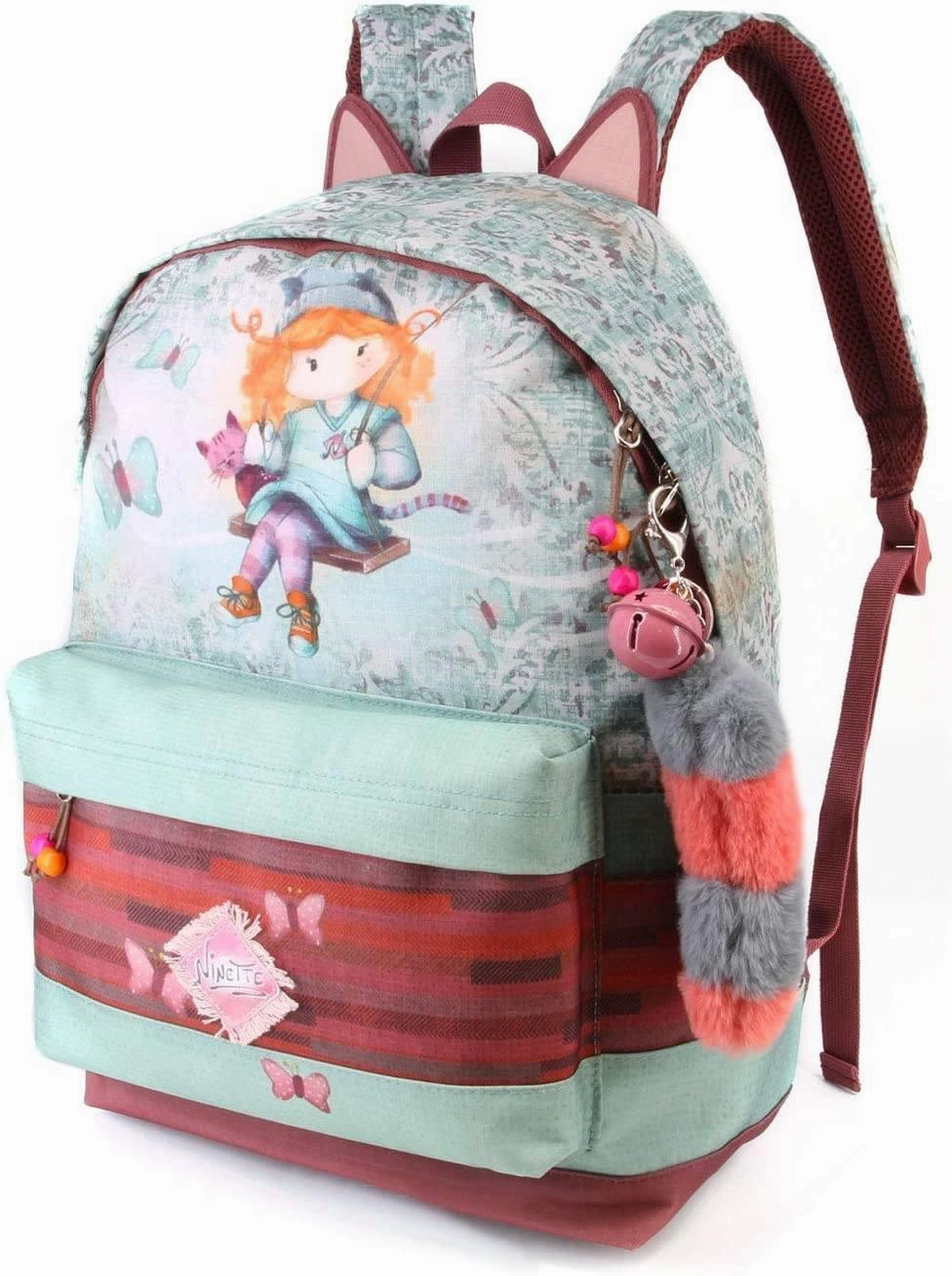 Meditation aid Math Learning Forever Ninette Swing-HS FN Backpack Casual Daypack, 44 cm