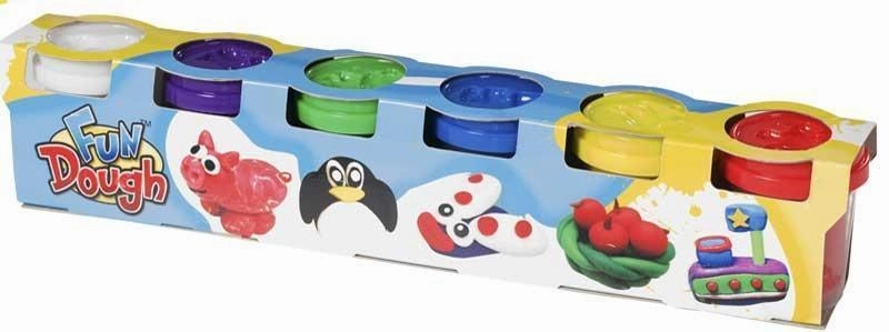 Fun Dough Playdoh 6 Pack Exercise Equipment