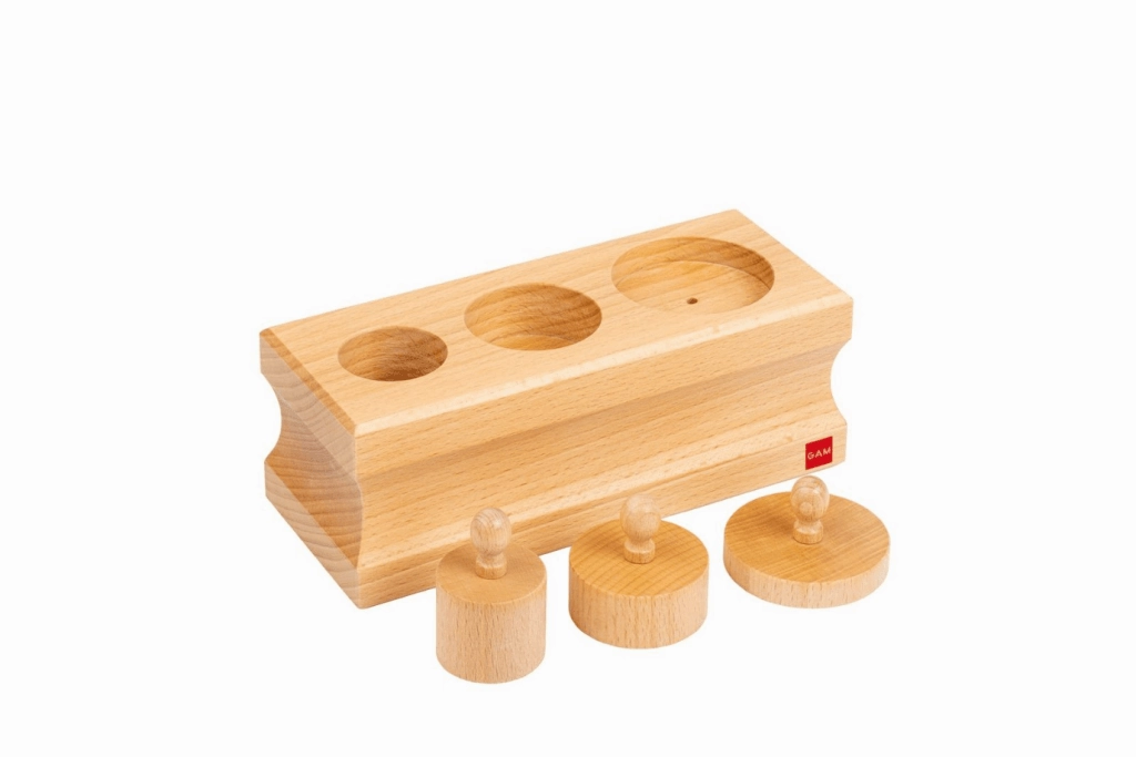 Tornado Model GAM - Montessori Infant Toddler Cylinder Block (No. 3)