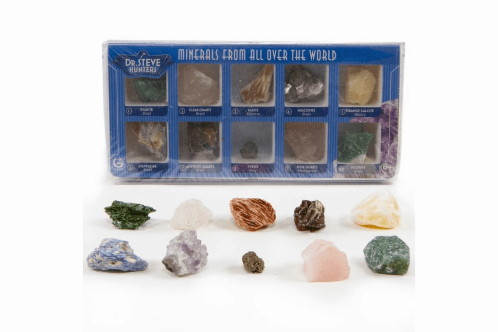 GEOWorld Minerals from All Over the World - 10 Minerals Value Increase Water Play