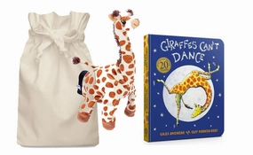 Projector Toy Remote control Giraffes Can't Dance Story Sack with Beleduc Giraffe Hand Puppet