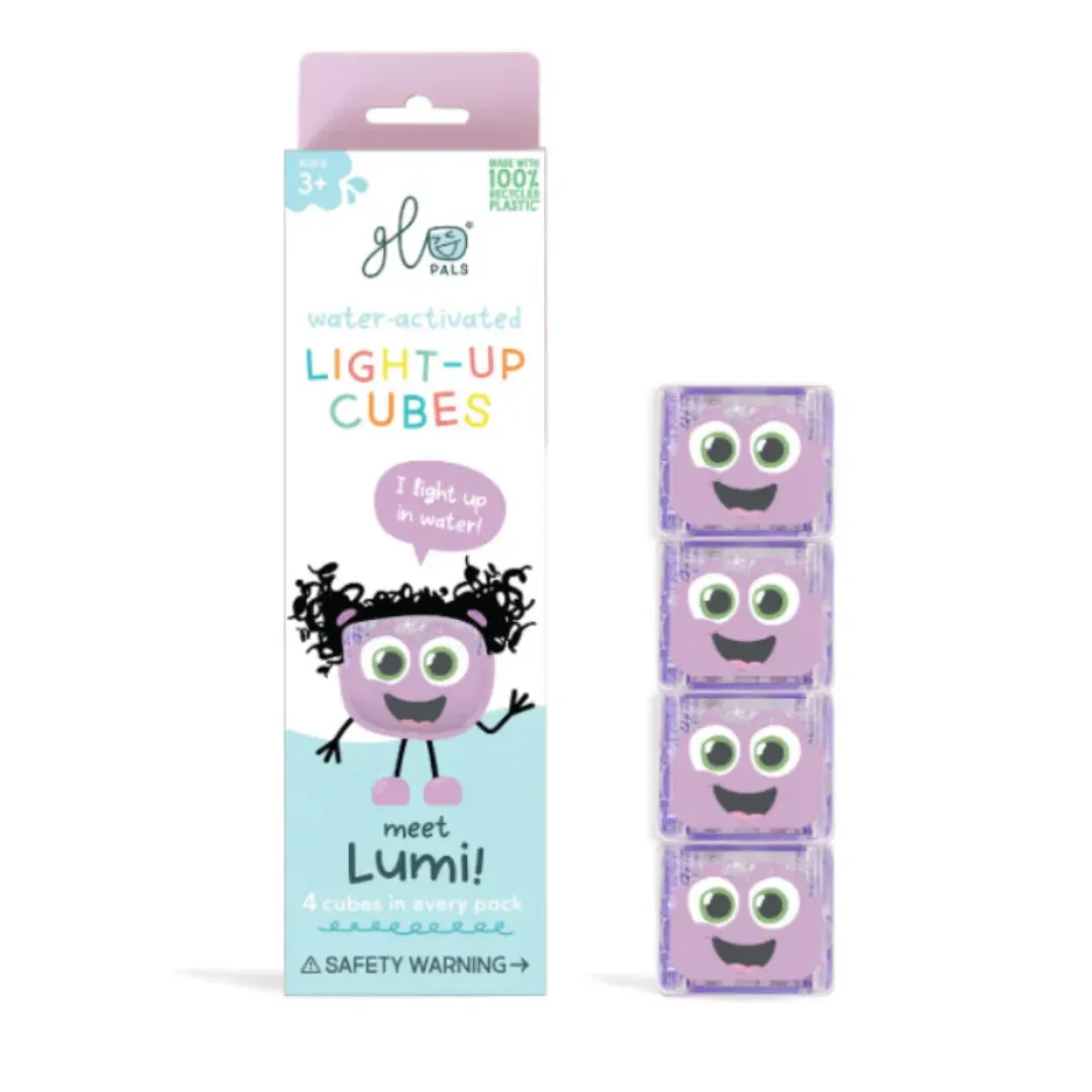 Glo Pal Light Up Cube Water Activated Sensory Toy Struggle Win