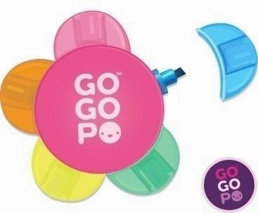 GOGOPO 5 Colour Flower Highlighters Discovery Set Talent Development