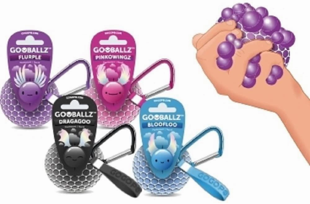 Collaboration Project Observation Skill GOGOPO Gooballz Clip On Pearlescent Slime Ball - Assortment