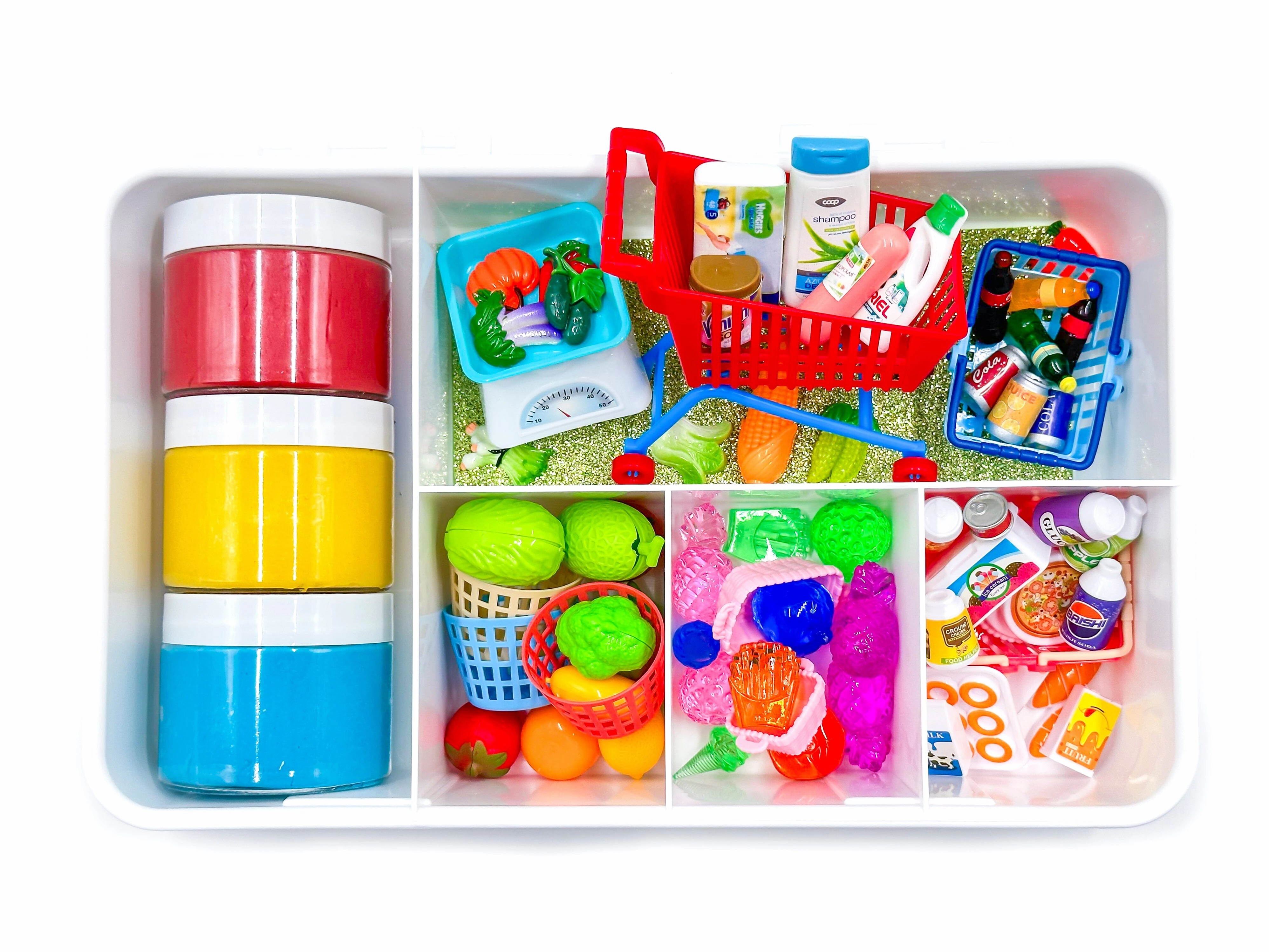 Grocery Store Sensory Kit Educational Narrative Skateboard Design Lighting System