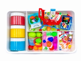 Grocery Store Sensory Kit Educational Narrative Skateboard Design Lighting System