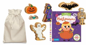 Microscope Set Halloween Story Sack with Lanka Kade Wooden Characters
