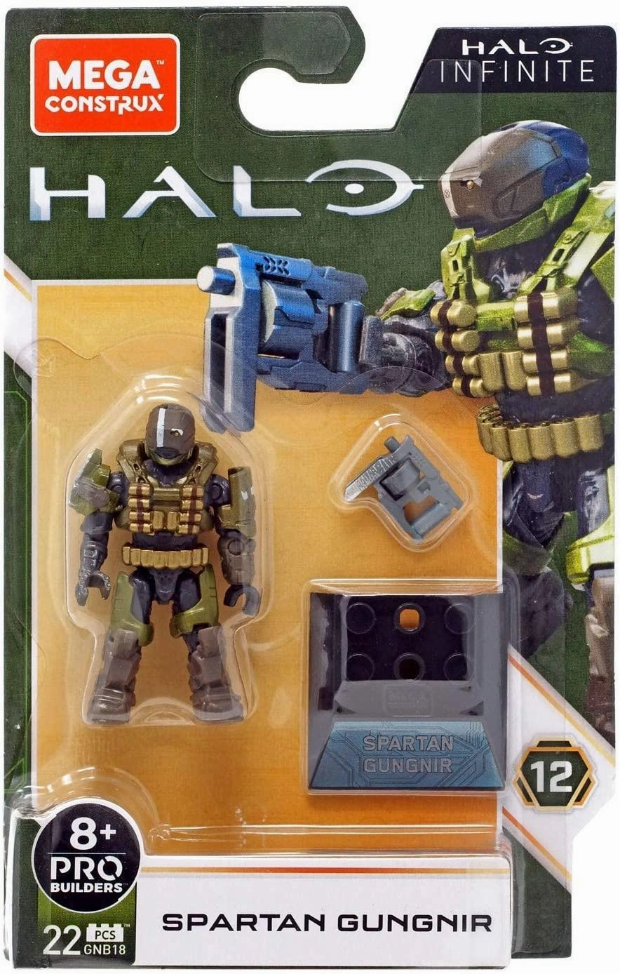 Clarity Achieve Halo Mega Construx Halo Infinite Spartan Gungnir Minifigure