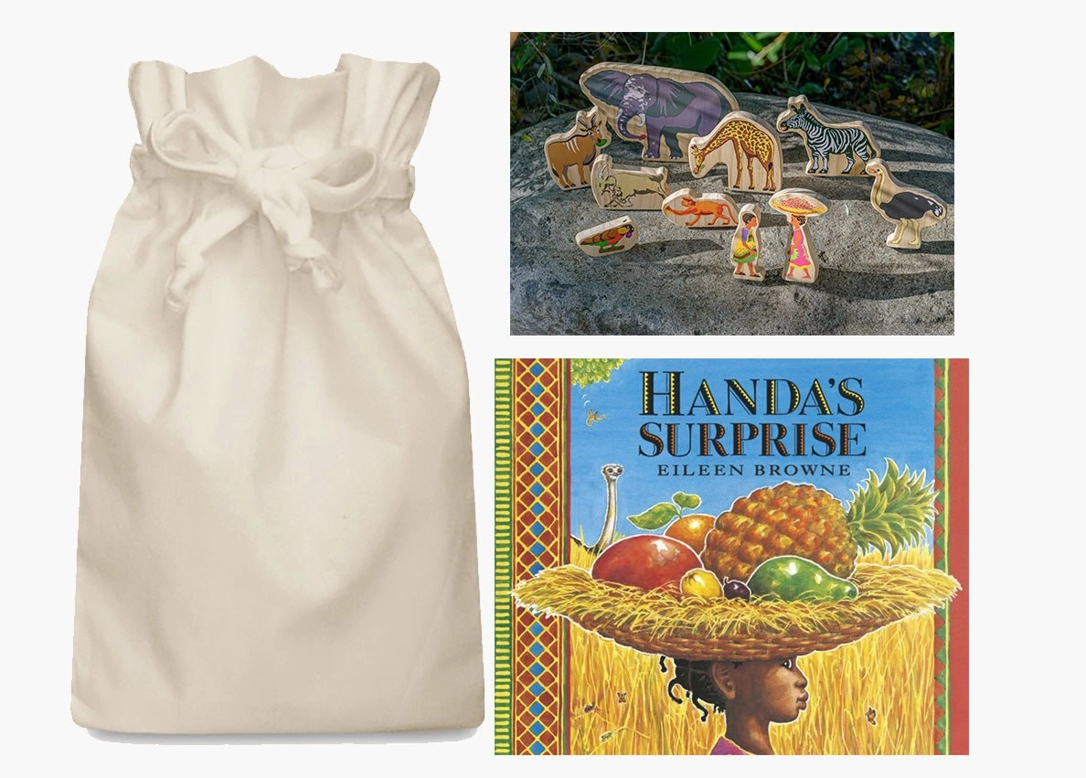 Smart Technology Action Reaction Handa's Surprise Story Sack with Board Book