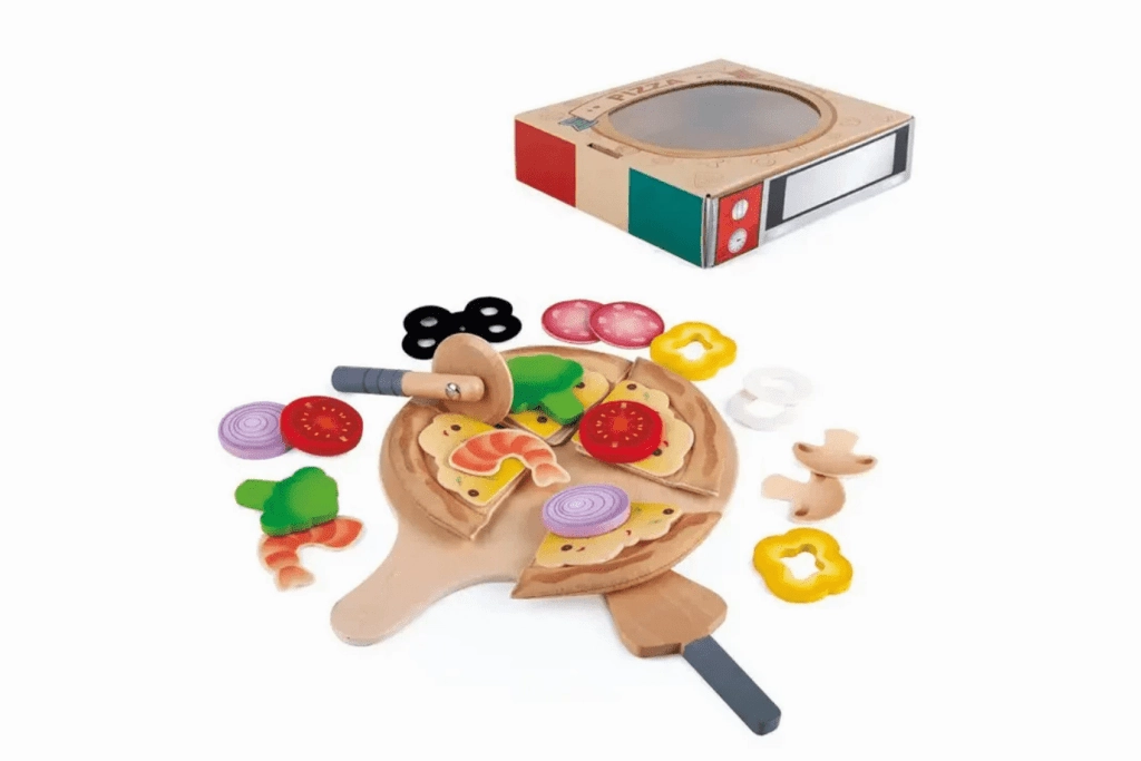 Hape Perfect Pizza Playset Gas Station