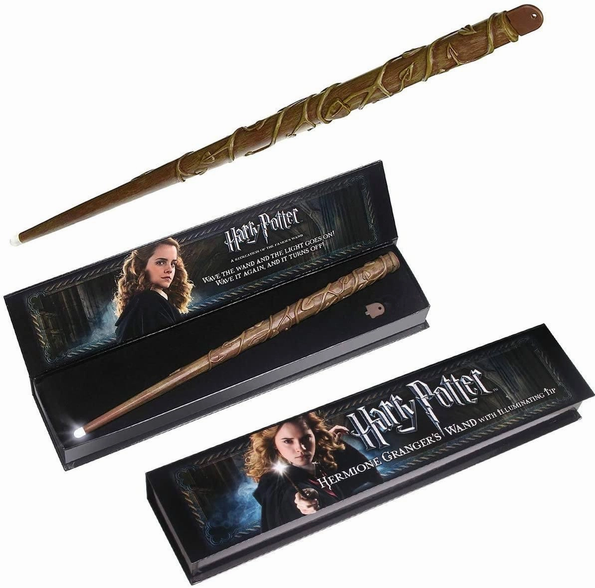 Harry Potter NN8028 The Noble Collection Hermione Wand with Illuminating Tip Sustainability Practice Target Achievement