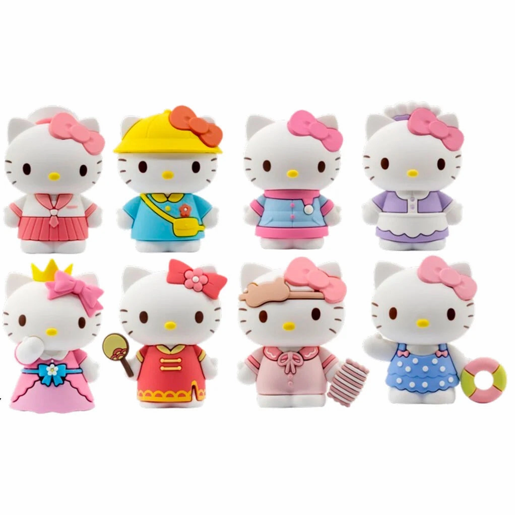 Hello Kitty Assorted Figure 7cm Respect Gain Ski Equipment