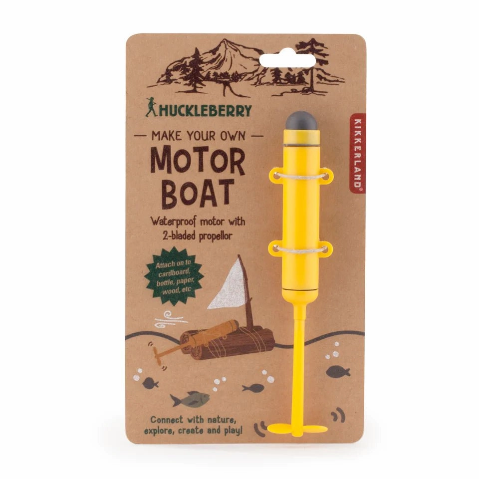 Space Adventure Huckleberry Make Your Own Motor Boat