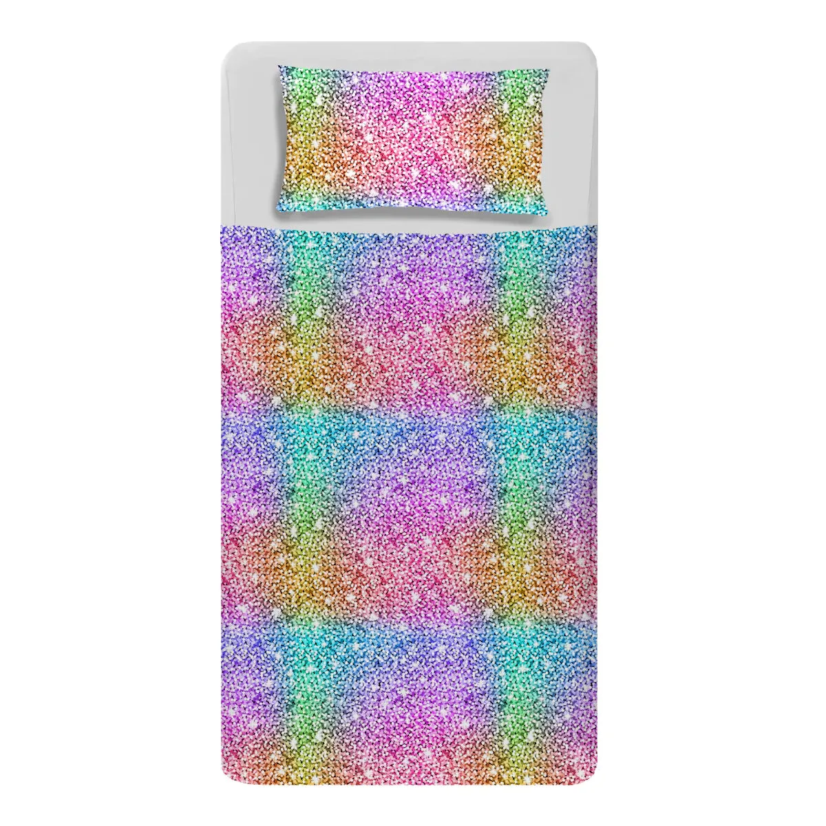 Sparkles Sensory Compression Bed Sheet Feature addition